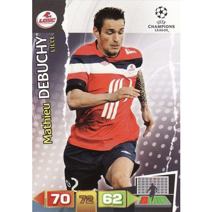 Adrenalyn XL Champions League 2011/2012 Mathieu Debauchy Lille