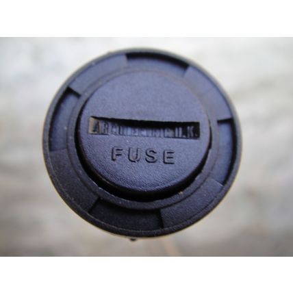 Bulgin Vintage Fuse Holder Chassis & Panel Mount For 1¼ Inch & 30mm Fuse. NOS
