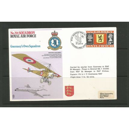 GB / Guernsey Cover 1973 201 Squadron Guernsey`s Own Squadron