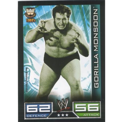 Slam Attax Gorilla Monsoon Legends 1960's