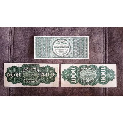 High quality COPIES with W/M United States banknotes 1861-1863 y. FREE SHIPPING