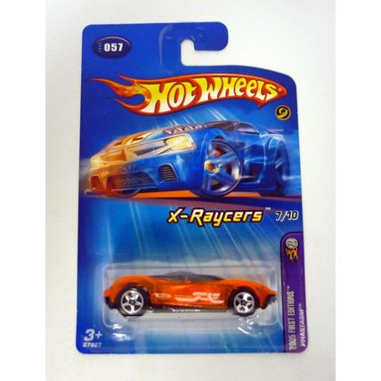 Hot Wheels Phastasm #057 X-Raycers 7/10 Orange Die-Cast Car 2005