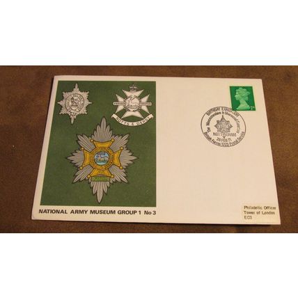 1971 GB Cover -British National Army Museum -Worcestershire & Sherwood Foresters
