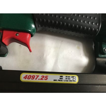 OMER 4097.25 PNEUMATIC STAPLER AIR TOOL,OMER 409725, 105 PSI,SI