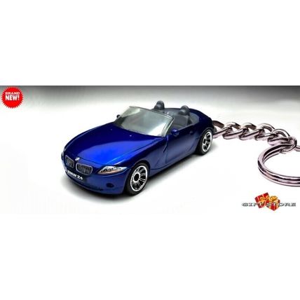 RARE KEYCHAIN BLUE BMW Z4 CUSTOM Ltd. Ed. GREAT GIFT NOVELTY For DIORAMA