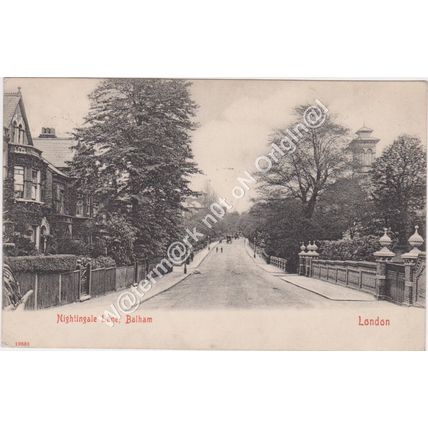 PPC Nightingale Lane Balham Wandsworth London 1904