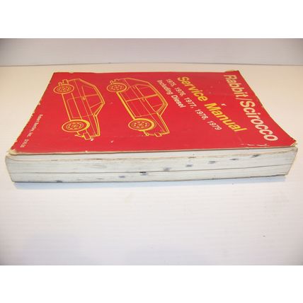 1975 76 77 78 79 VOLKSWAGEN RABBIT SCIROCCO SERVICE MANUAL INC. DIESEL
