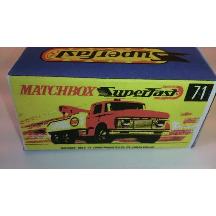 Matchbox - No71 Wreck Truck SF Replica Box