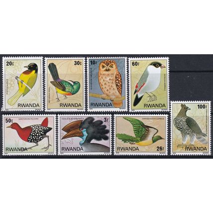 Rwanda 1980 SG 956-63 UMM - Fauna/Birds (E-742 (1))