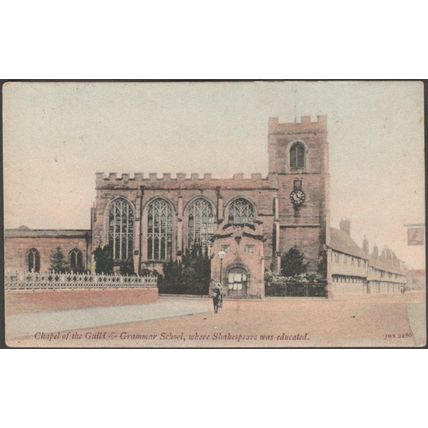 Chapel of the Guild & Grammar School, Stratford-upon-Avon, 1906 - Welch Postcard