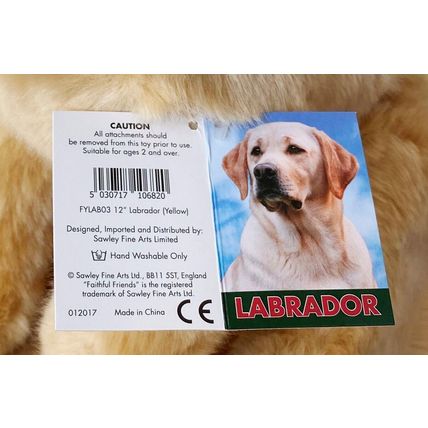 Golden Labrador toy dog, as it is, personalised, gift wrapped 3 choices