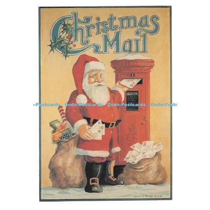 D030691 Christmas Mail. 1988. Richard Blake Post Cards. PH216. Litho Techniques