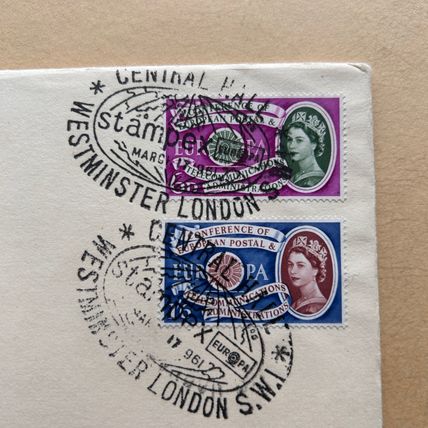 1961 FDC Europa Finland Suomi Finland stampex Westminster London RARE