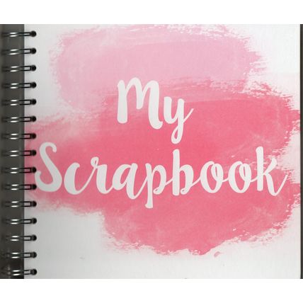 Simply Creative : 8x8" Scrapbook Album : 40 pages 200 gsm : My Scrapbook pink