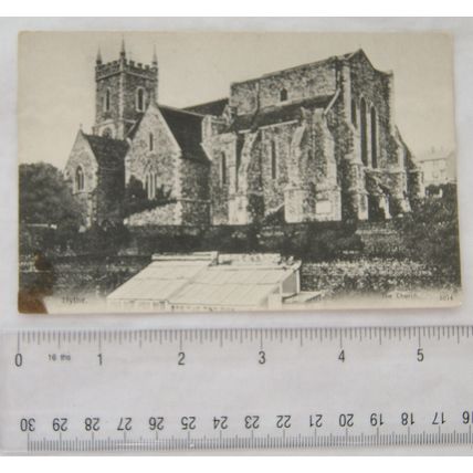 vintage postcard St Leonard’s Church, Hythe, Kent