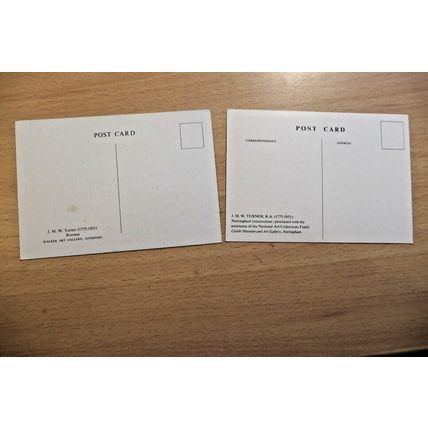 Postcard: 2 x William Turner (1775-1851) Landscapes