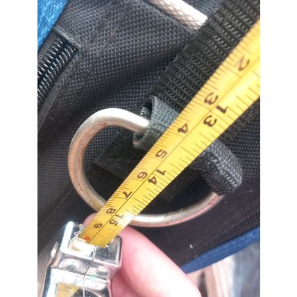 Double Shoulder Carry Strap Blue Black For Golf Bag Howson