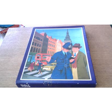 PEOPLE WHO WORK FOR US: POLICEMAN Wooden Jigsaw Puzzle (35 Pieces) Galt Toys