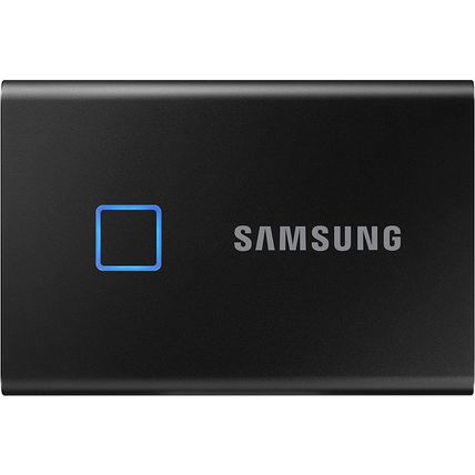 New Samsung T7 2TB Fingerprint Secure Portable External SSD 256-bit encryption