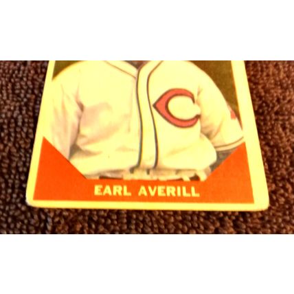 1969 Fleer # 71 Earl Averill Outfield Cleveland Insians 3.0 VG (HOF)