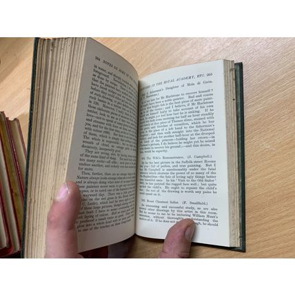 1920 JOHN RUSKIN "PRE-RAPHAELITISM" SMALL ANTIQUE HARDBACK BOOK (P3)