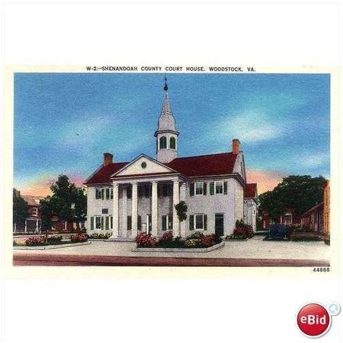 1940's Shenandoah County Court House, Woodstock, VA.