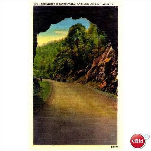 1940's Sky-Line Drive Tunnel, south portal, Virginia