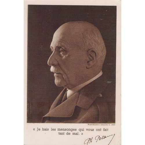 CARTE POSTALE - MARECHAL PHILIPPE PETAIN REF4