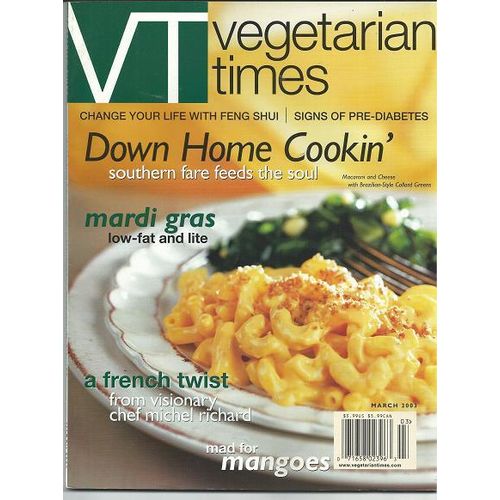 VEGETARIAN TIMES magazine MARCH 2003