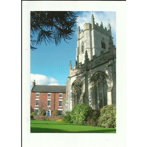 Warwickshire ALCESTER St Nicholas Church Postcard by Bright (30-10-07)