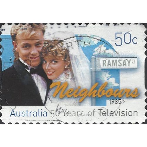 AUSTRALIA, Television in 1980s, Neighbours, blue 2006, 50c, #2