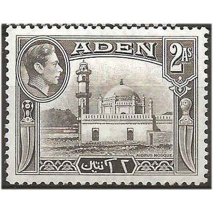 Aden 1939 SG20 2a Sepia Mounted Mint .. .