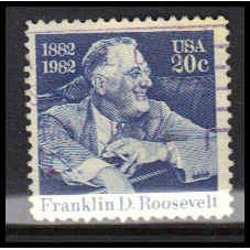 Used 1950 20c Franklin Roosevelt Fine W4590