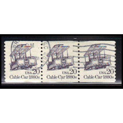 Used 2263 20c Cable Car Fine PNC 1/3 PA2821