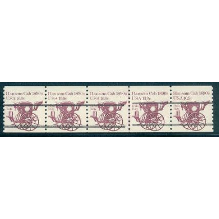 1904av 10.9c Hansom Cab Fine MNH Dry Gum PNC 3/5 Line Gap Split # A02436