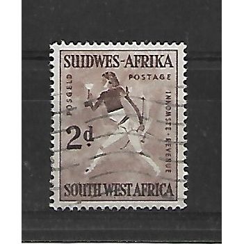SouthWestAfrica.SG155 2d "White Lady" (rock painting).Fine Used.May21g