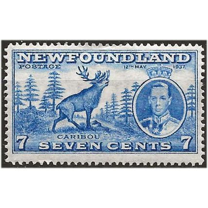 Newfoundland 1937 SG259 76c Bright Ultramarine Mounted Mint ..