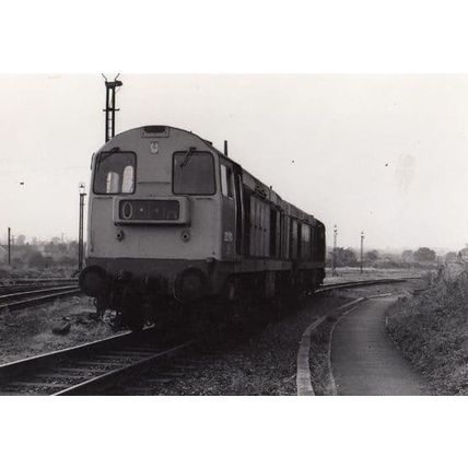 Toton Train Original 1970s Vintage Photo
