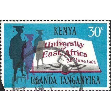 EAST AFRICAN COMMUNITY, University of East Africa, blue 1963, 30c, #4