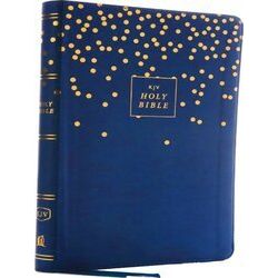 Kjv, Thinline Bible Youth Edition, Leathersoft, Blue, Red Letter Edition, Comfor