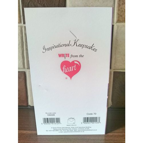 Keepsake Memorial Card + mini card inside #1