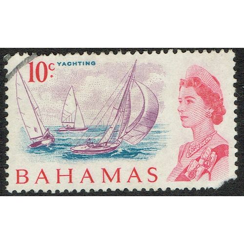 Bahamas 1967 Definitive Issue 10c Purple Blue and Carmine SG301 GU