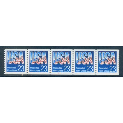 2606 23c U.S. Flag Fine MNH PNC A1111/5 V0796