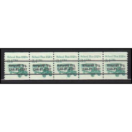 2123a 3.4c School Bus Very Fine MNH Dry Gum PNC 2/5 X0188