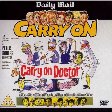 Carry On Doctor DVD Promo The Daily Mail Newspaper Frankie Howerd Joan Sims