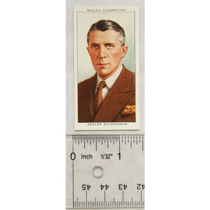1935 Wills Radio Celebrities 2nd series No. 16 Foster Richardson