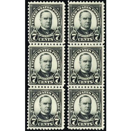 559, Mint NH - Six 7¢ Stamps CV $93.00 * Stuart Katz
