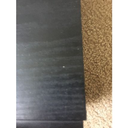 Vtg Faux Wood VHS Tape Holder Storage Cabinet Holds Up To 18 Tapes Black