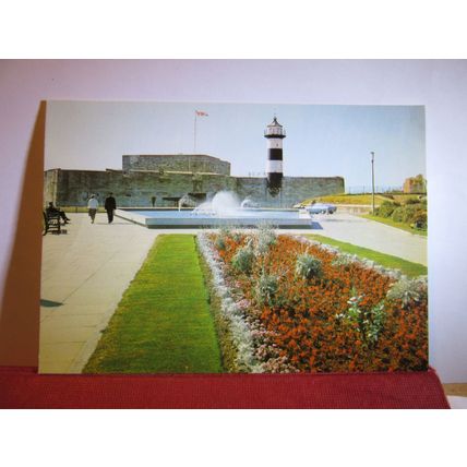 THE CASTLE, SOUTHSEA, HAMPSHIRE unused vintage postcard J. Arthur Dixon =
