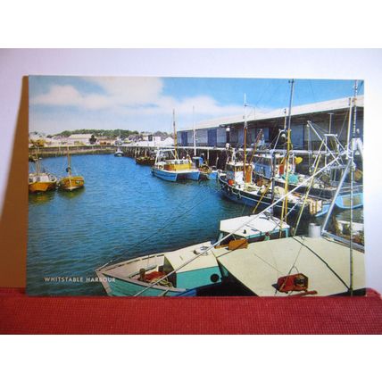 THE HARBOUR, WHITSTABLE, KENT unused postcard by J. Salmon =